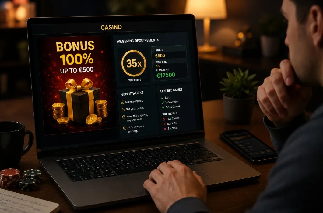 Wagering bonus casinò : come leggere i requisiti di puntata